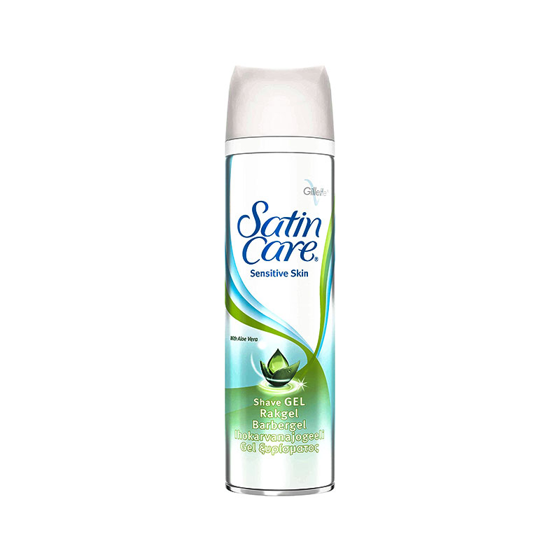 Gillette Satin Care Sensitive Skin Shave Gel With Aloe Vera 200ml