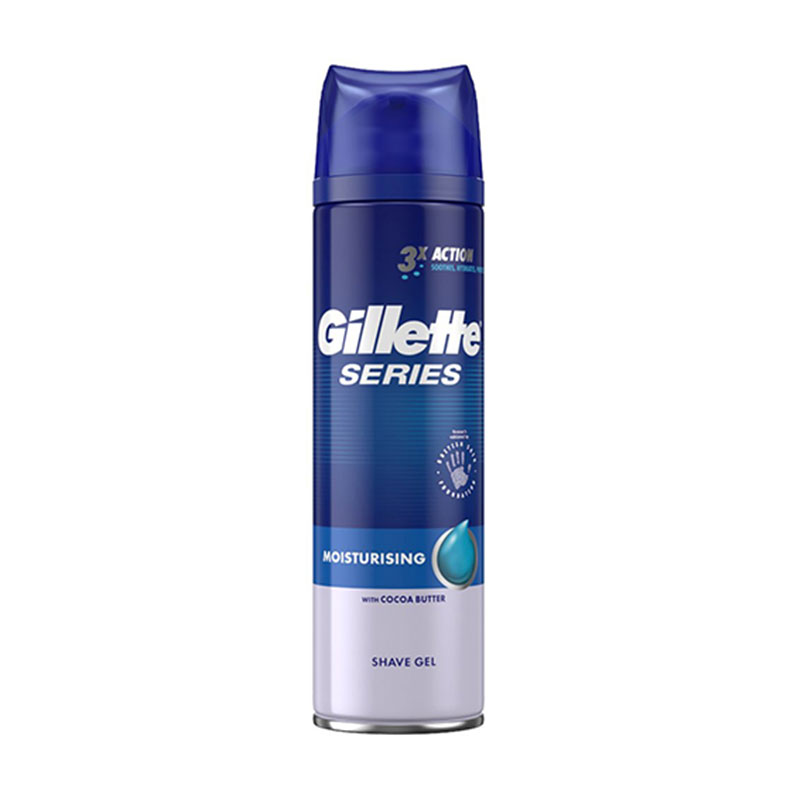 Gillette Series With Cocoa Butter Shave Gel 200ml - Moisturising