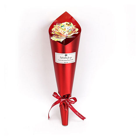 Gold Foil Imitation Gold Rose Flower