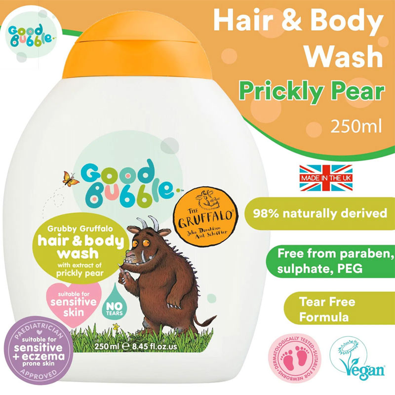 Good Bubble Gruffalo Hair & Body Wash with Prickly Pear Extract 250ml