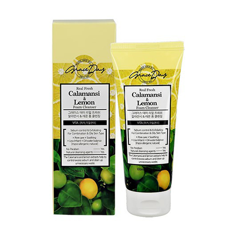 Grace day Real Fresh Calamansi & Lemon Foam Cleanser 100ml