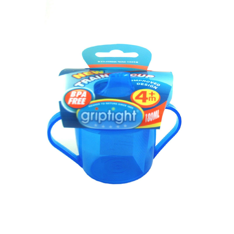 Griptight 4m+ Easy Grip Handles Trainer Cup 180ml - Blue