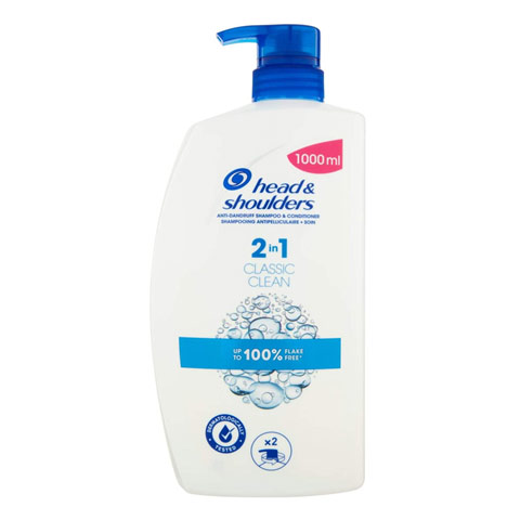 Head & Shoulders 2 in 1 Classic Clean Anti-Dandruff Shampoo & Conditioner 1000ml