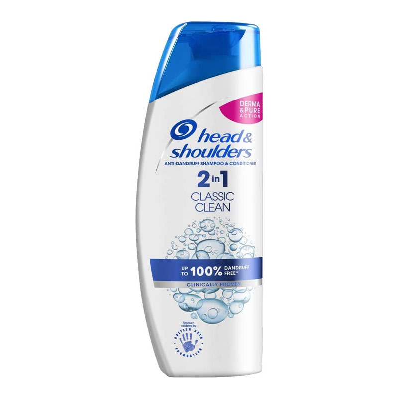 Head & Shoulders Classic Clean 2in1 Anti Dandruff Shampoo & Conditioner 450ml