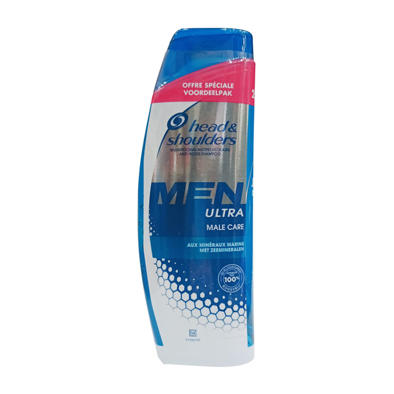 Head & Shoulders Men Ultra Male Care Anti-Roos Shampoo 2x280ml