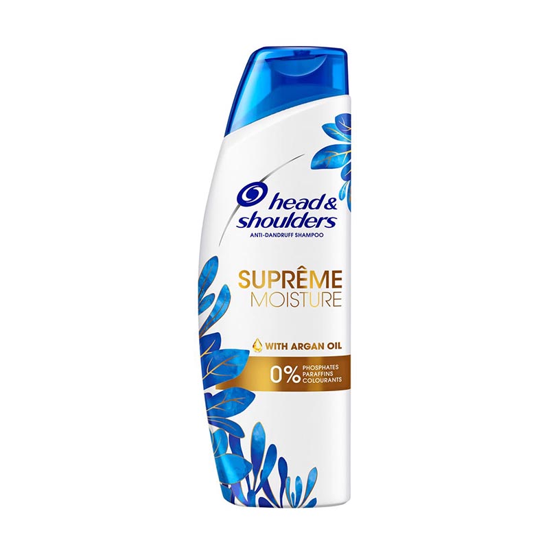 Head & Shoulders Supreme Moisture Anti - Dandruff Shampoo With Argan Oil 225ml