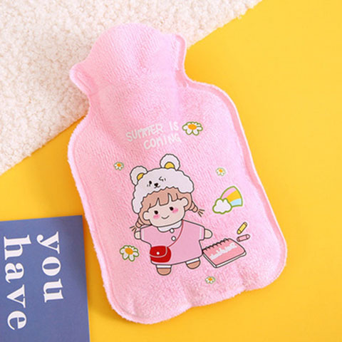 Hello Warm Hot Water Mini Portable Hand Warmer Bag - Pink