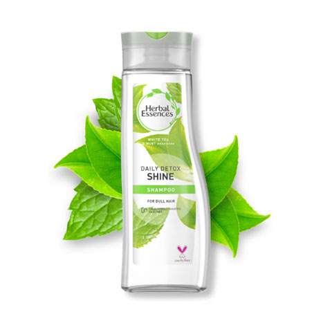 Herbal Essences Daily Detox Shine White Tea and Mint Shampoo 400ml