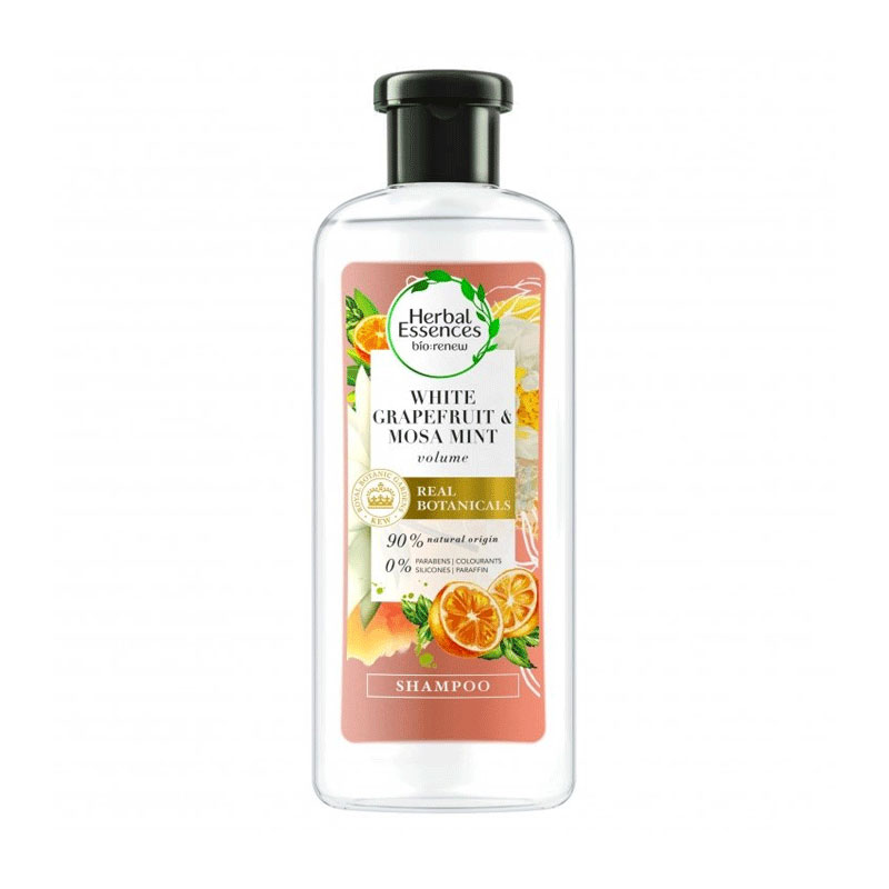Herbal Essences Bio Renew White Grapefruit & Mosa Mint Volume Shampoo 400ml