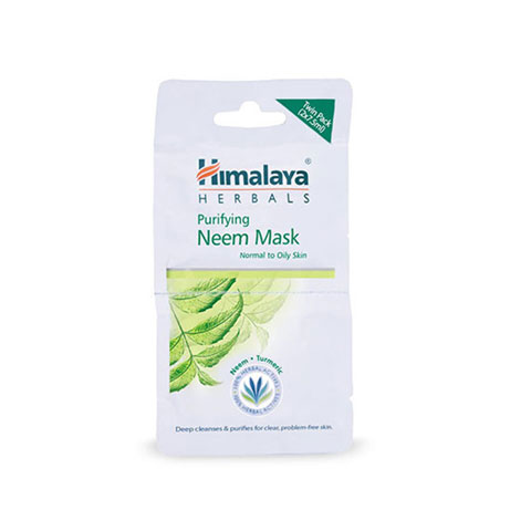 Himalaya Herbals Purifying Neem Face Mask For Normal To Oily Skin Twin Pack 2x7.5ml