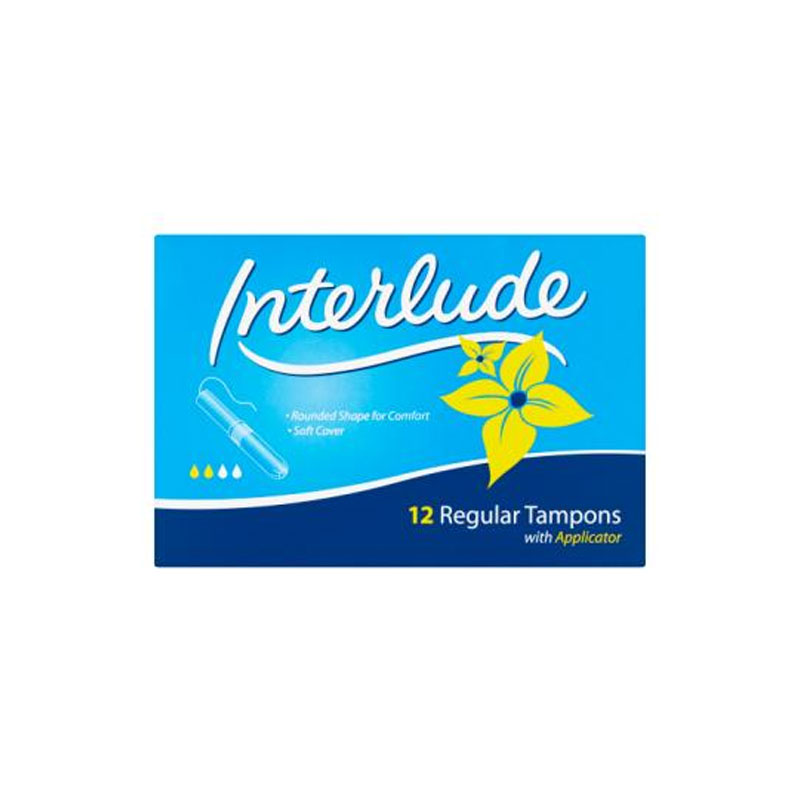 Interlude 12 Regular Tampons With Applicator