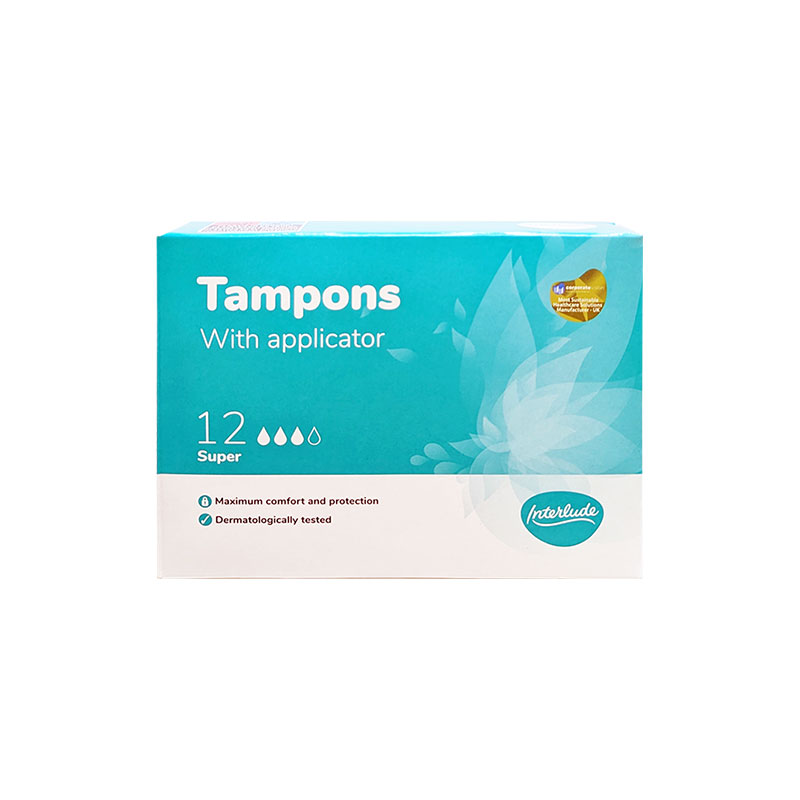 Interlude 12 Super Tampons With Applicator