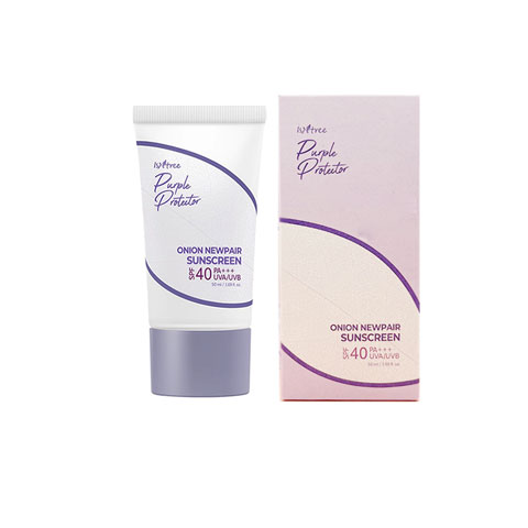 Isntree Purple Protector Onion Newpair Sunscreen 50ml - SPF 40 PA+++