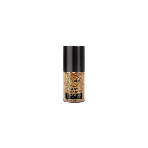 J. Cats Beauty Rockin The Night Sparkling Powder Loose Glitter Eye Shadow - Sp204 Gold Road