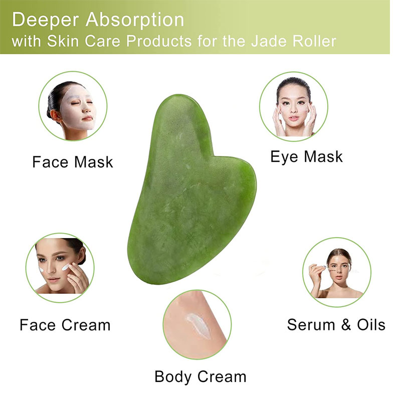 Jade Stone Face Skincare Tool for Slimming and Firming - Small