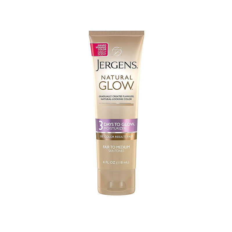 Jergens Natural Glow 3 Days To Glow Moisturizer Fair to Medium Skin Tones 118ml