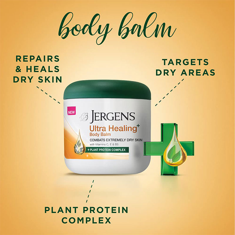 Jergens Ultra Healing Body Balm Combats Extremely Dry Skin 170g