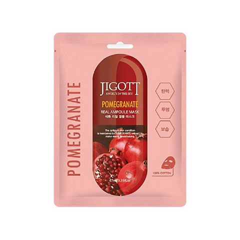 Jigott Pomegranate Real Ampoule Sheet Mask 27ml