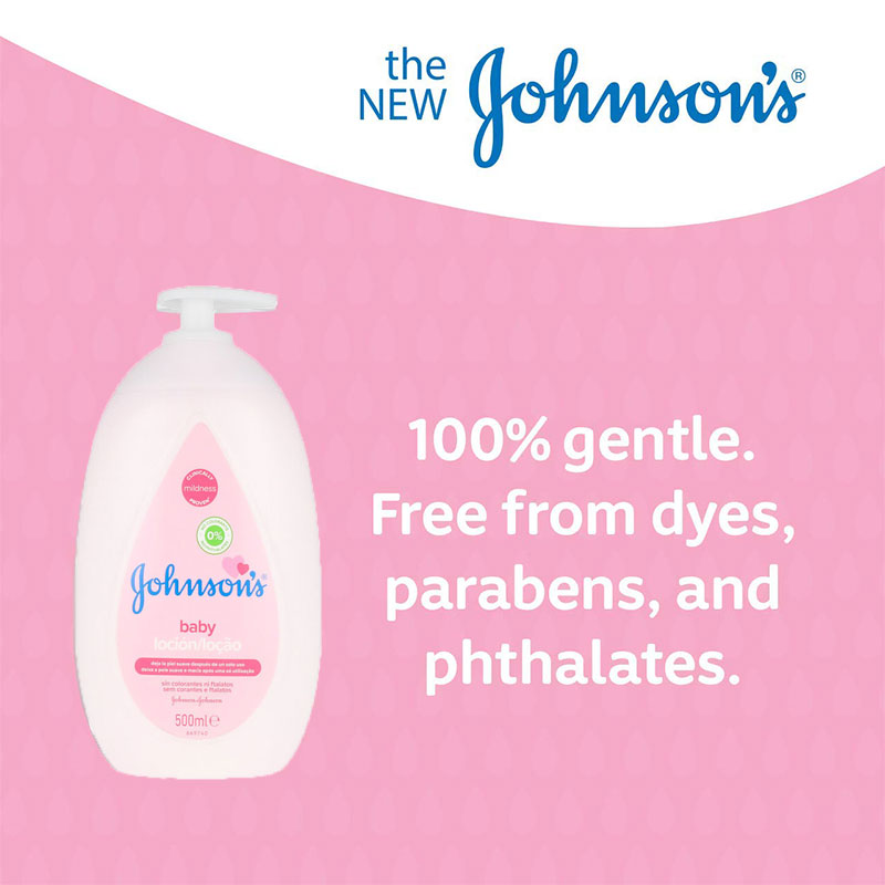Johnson's Pure & Gentle Daily Care Baby Lotion 500ml