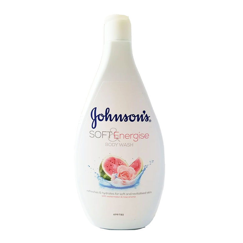Johnson's Soft Energise Body Wash With Watermelon & Rose Aroma 400ml