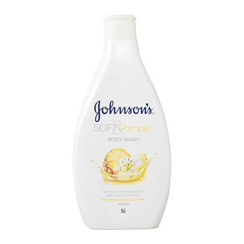Johnson's Soft & Pamper Body Wash With Pineapple & Lily Aroma 400ml