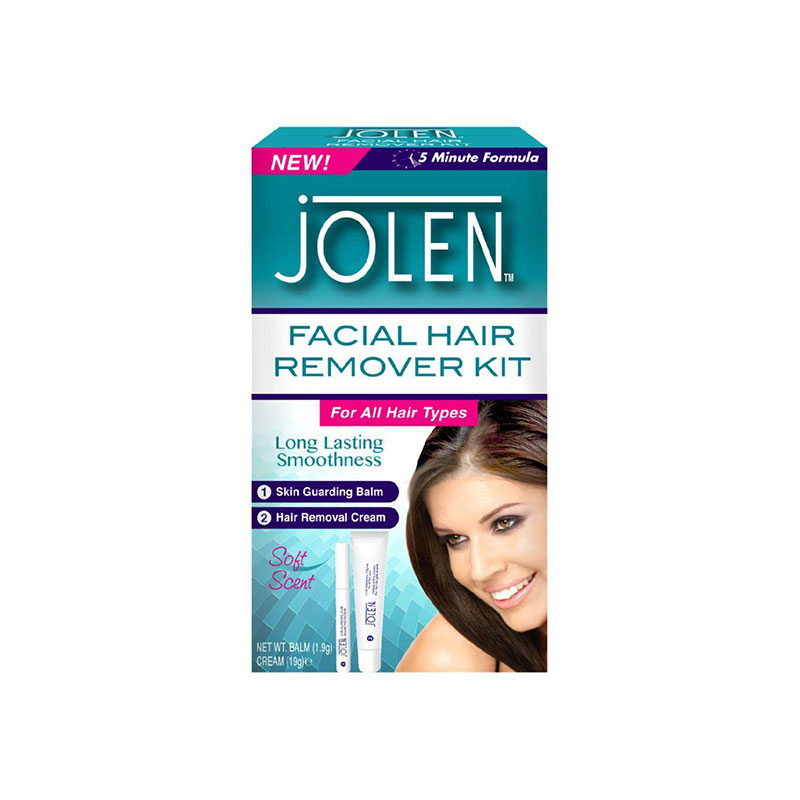 Jolen Facial Hair Removal Kit For All Hair Types