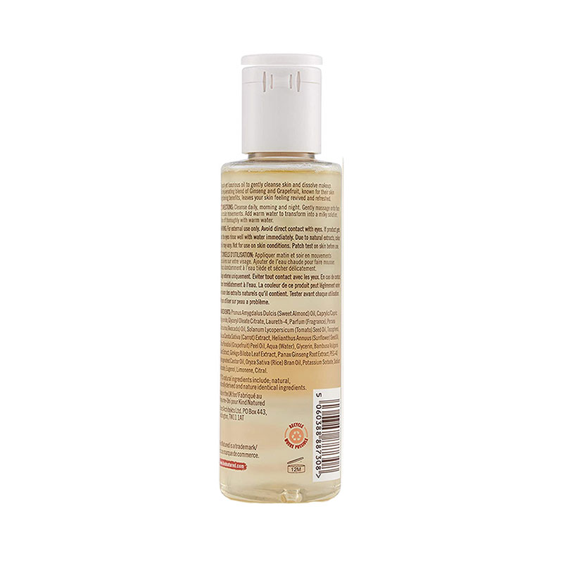 Kind Nature Brightening Cleansing Oil With Ginseng & Grapefruit 150ml