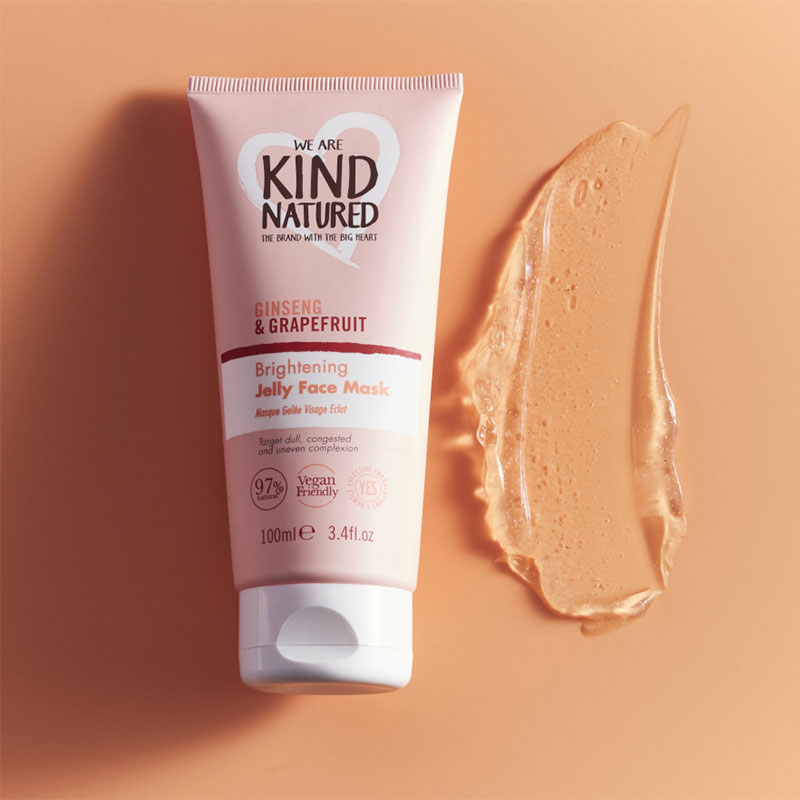 Kind Natured Ginseng & Grapefruit Brightening Jelly Face Mask 100ml