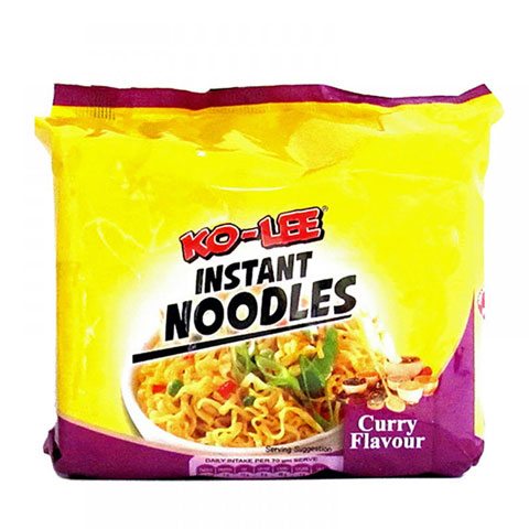 Ko-Lee Instant Noodles Curry Flavour - Pack of 5