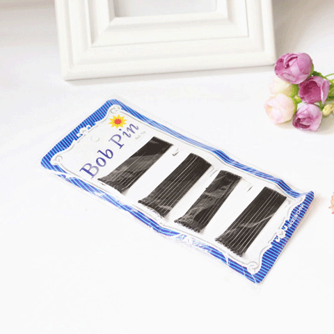 Korean Bob Pin Hair Clip - Black (20256)