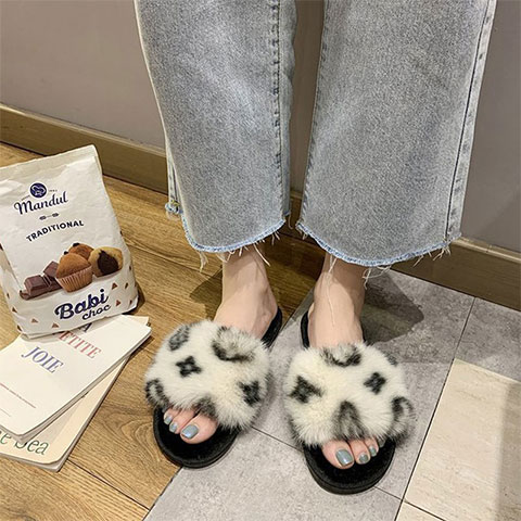 Korean Version Winter New Cotton Slippers