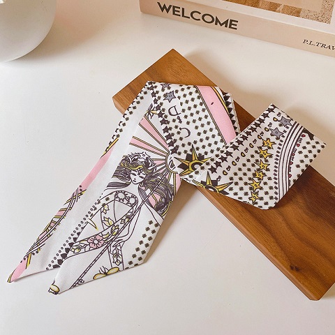 Ladies Silk Scarf Headband - 003
