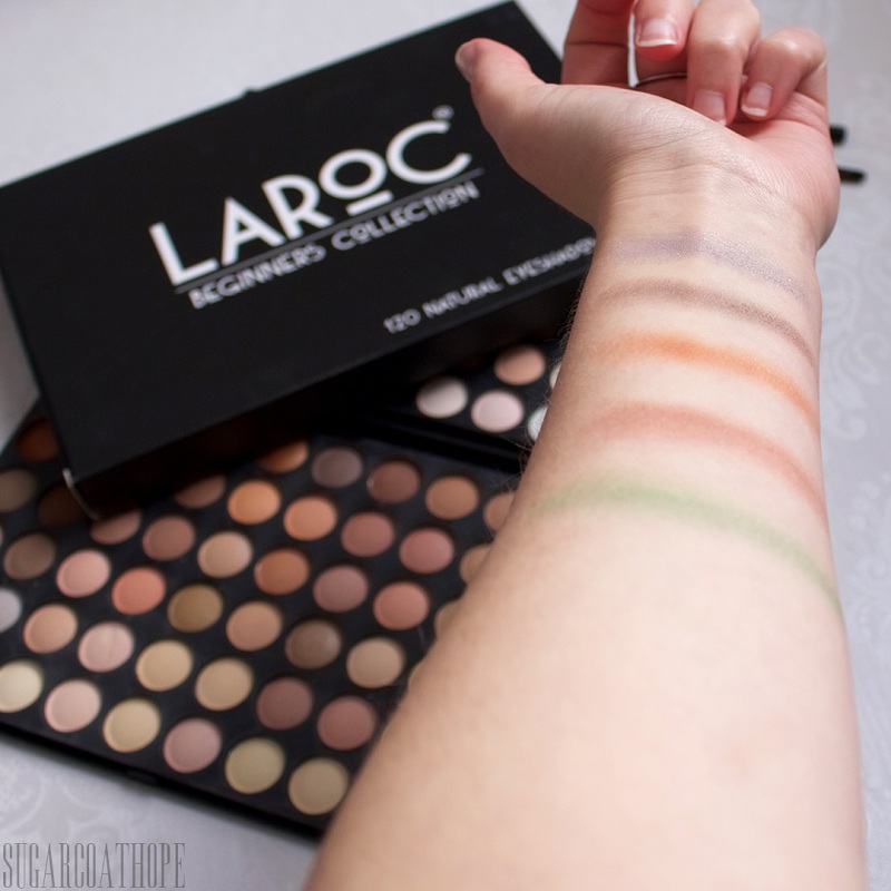 Laroc Beginners Collection 120 Natural EyeShadow Tones Palette