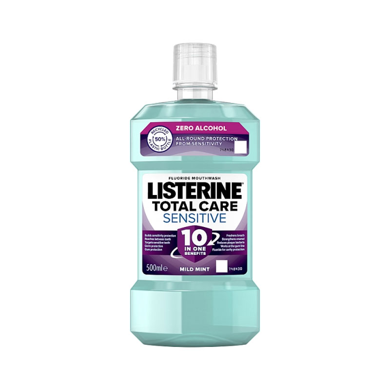 Listerine Total Care Mild Mint Sensitive Mouthwash 500ml