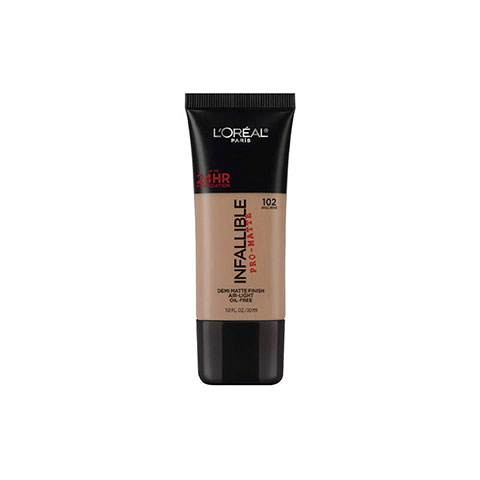L'Oreal Paris Infallible Pro-Matte Foundation 30ml - 102 Shell Beige