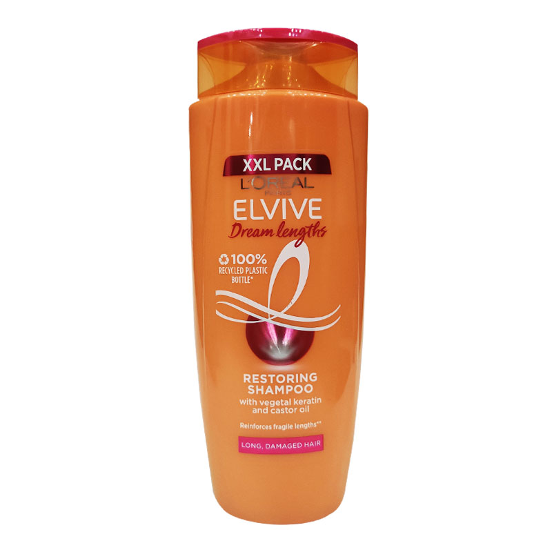 L'Oreal Elvive Dream Lengths Restoring Shampoo For Long, Damaged Hair XXL Pack 700ml