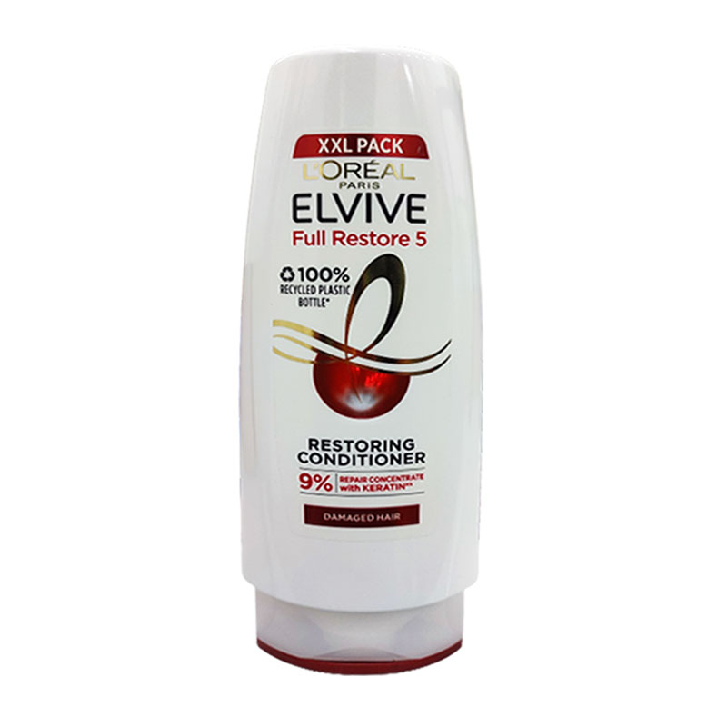 L'oreal Elvive Full Restore 5 Restoring Conditioner For Damaged Hair XXL Pack 700ml