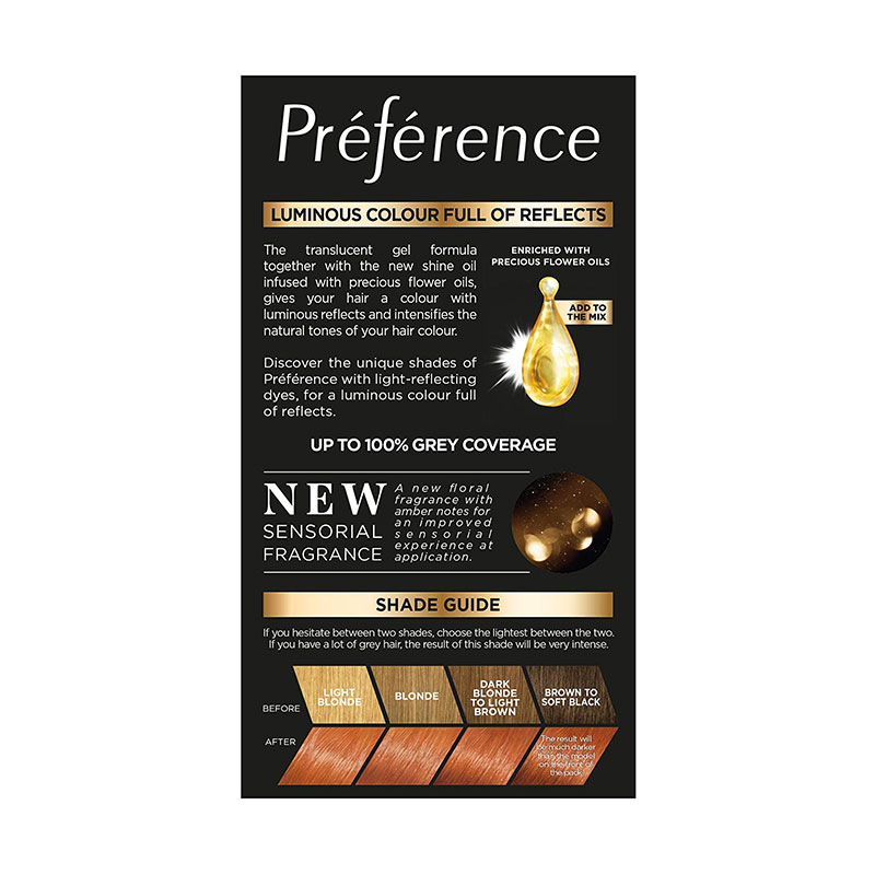 L'oreal Infinia Preference New Feria With Colour Extender Permanent Hair Colour - 74 Mango (Intense Copper)