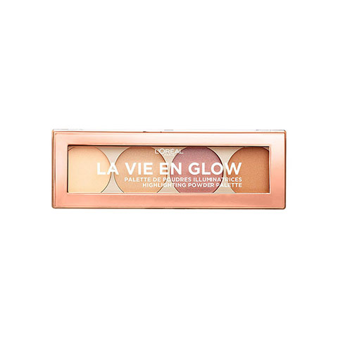 L'Oreal La Vie En Glow Highlighting Powder Palette - 01 Warm Glow