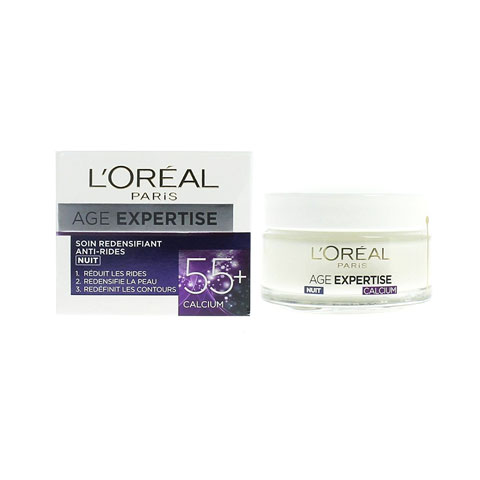 L'Oreal Paris Age Expertise Anti-Wrinkle Night Cream 50ml - 55+ Calcium