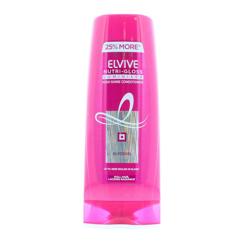 L'Oreal Paris Elvive Nutri-Gloss Luminiser High Shine Conditioner For Dull Hair 500ml