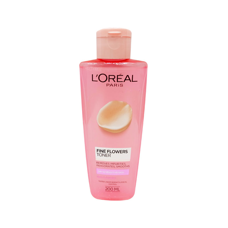 L'Oreal Paris Fine Flowers Toner Dry Sensitive Skin 200ml