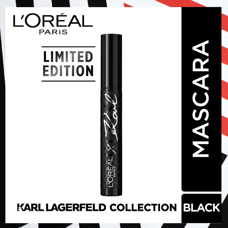 L'Oreal Paris X Karl Lagerfeld Mascara - Black