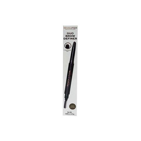 Makeup Revolution Duo Brow Pencil - Medium Brown