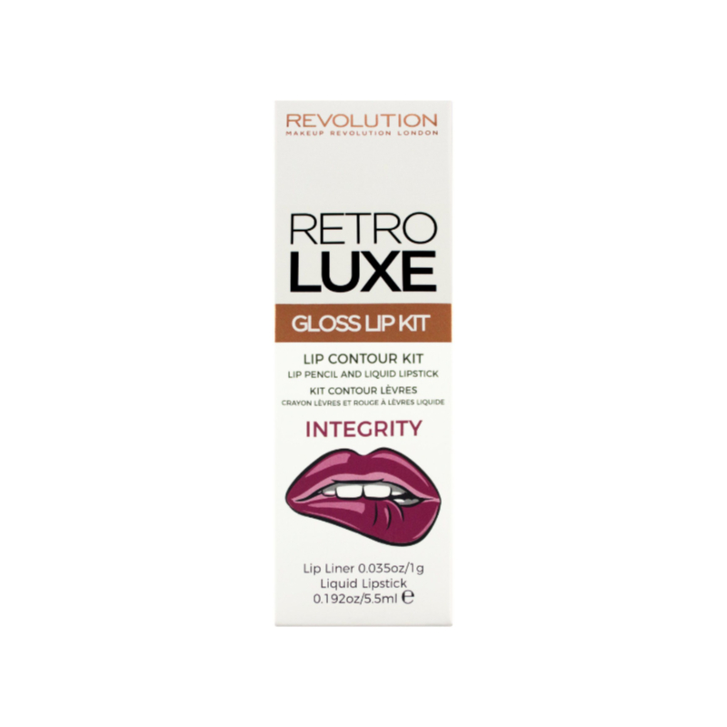 Makeup Revolution Retro Luxe Gloss Lip Kit - Integrity
