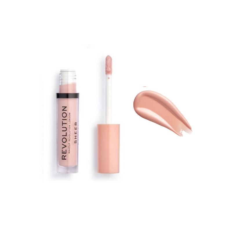 Makeup Revolution Sheer Brilliant Lip Gloss 3ml - Raw 136