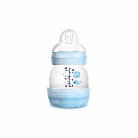 MAM Easy Start Anti - Colic 0m Bottle 130ml - Blue