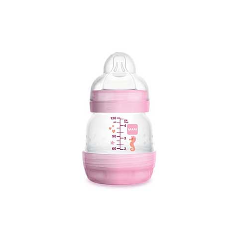 MAM Easy Start Anti - Colic 0m Bottle 130ml - Pink