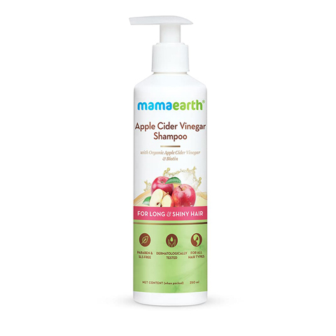 Mamaearth Apple Cider Vinegar Shampoo for Long & Shiny Hair 250ml