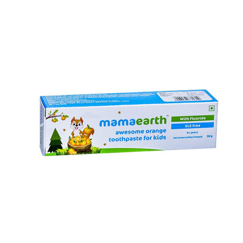 Mamaearth Awesome Orange Toothpaste for Kids 50g